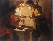 Hendrick Terbrugghen Esau sold its first birthright oil painting artist